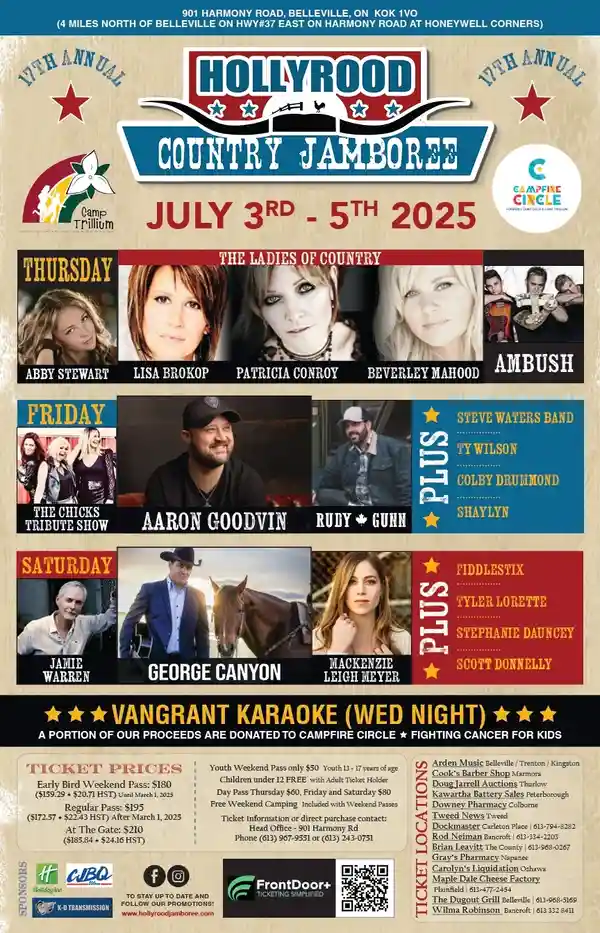 17th Annual Hollyrood Country Jamboree - May 9th @ Hollyrood Country Jamboree