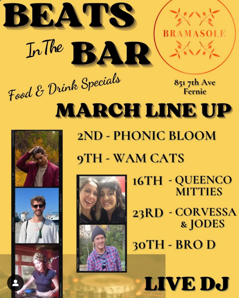 Beats in the Bar @ Bramasole Restaurant - Mar 23, 2025