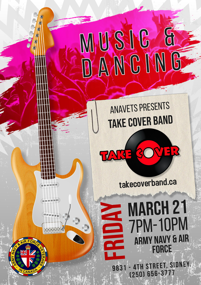 Take Cover Band @ ANAF Sidney - May 8th @ ANAVETS Club 302