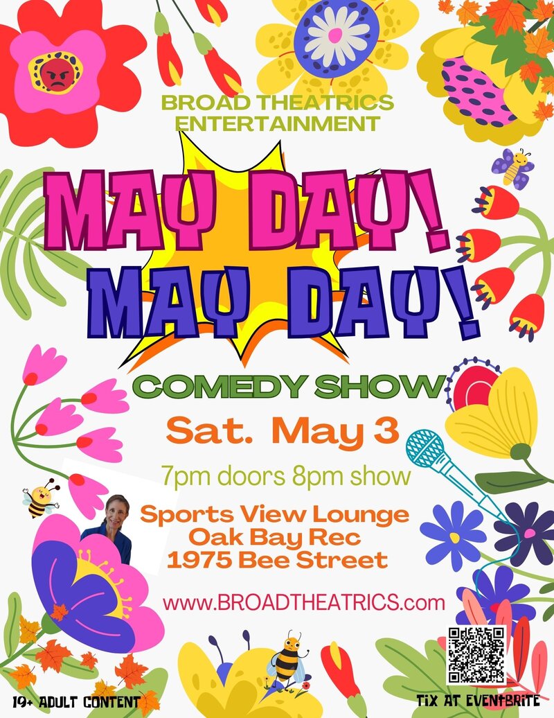 May Day May Day! Comedy Show: Kirsten Van Ritzen @ Sports View Lounge May 3 2025 - May 6th @ Sports View Lounge