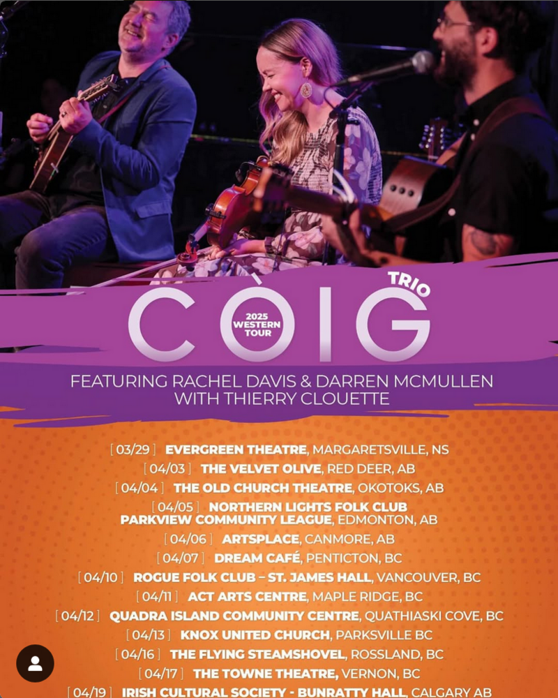 Live Music:  Còig @ artsPlace - Apr 06, 2025