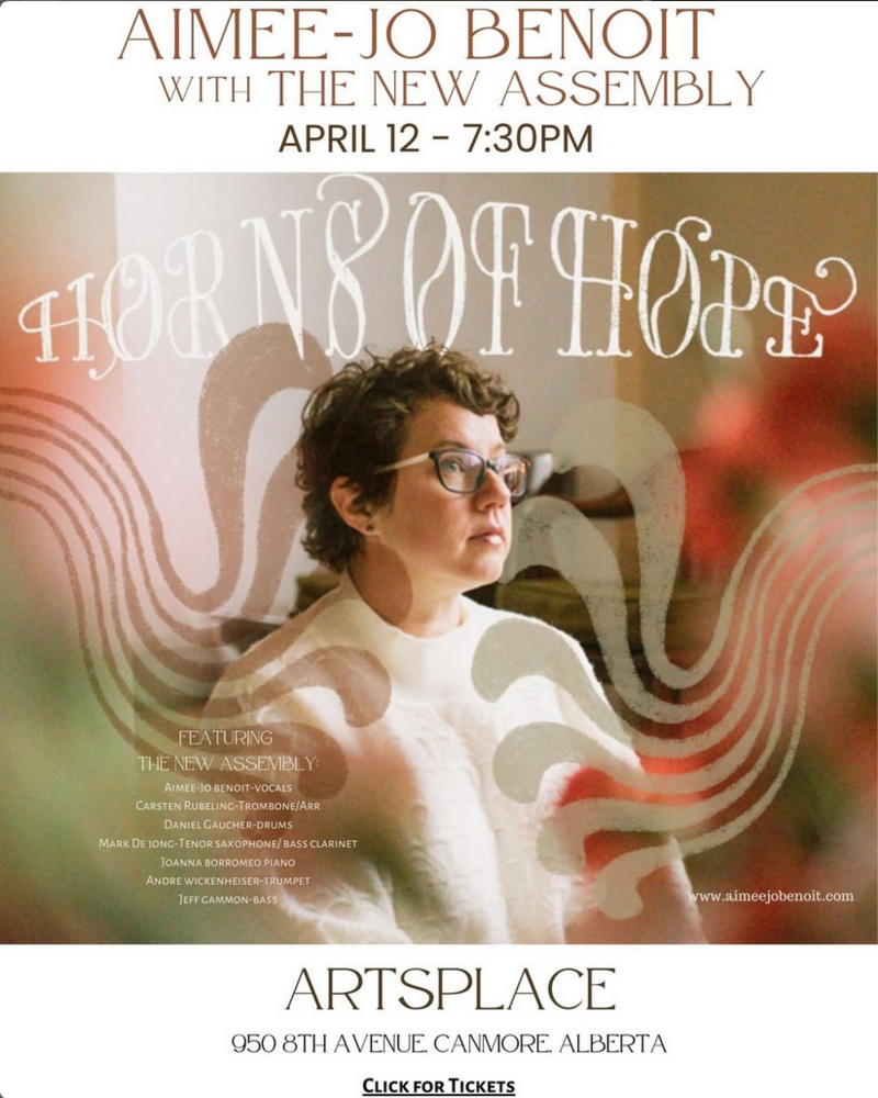 Live Music: Aimee-Jo Benoit and The New Assembly: Horns of Hope - Jun 24th @ artsPlace