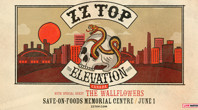 The Elevation Tour: ZZ Top, The Wallflowers @ Save-On-Foods Memorial Centre Jun 1 2025 - May 12th @ Save-On-Foods Memorial Centre