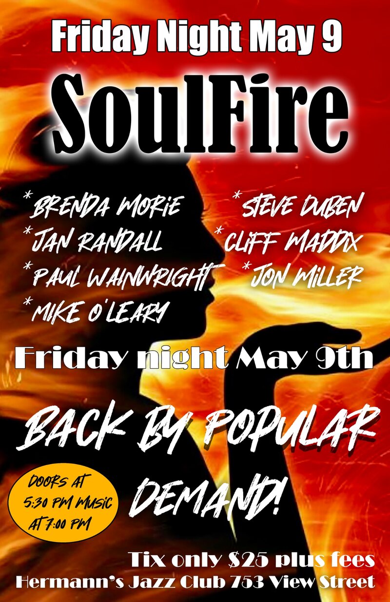 SoulFire - May 7th @ Hermann's Jazz Club