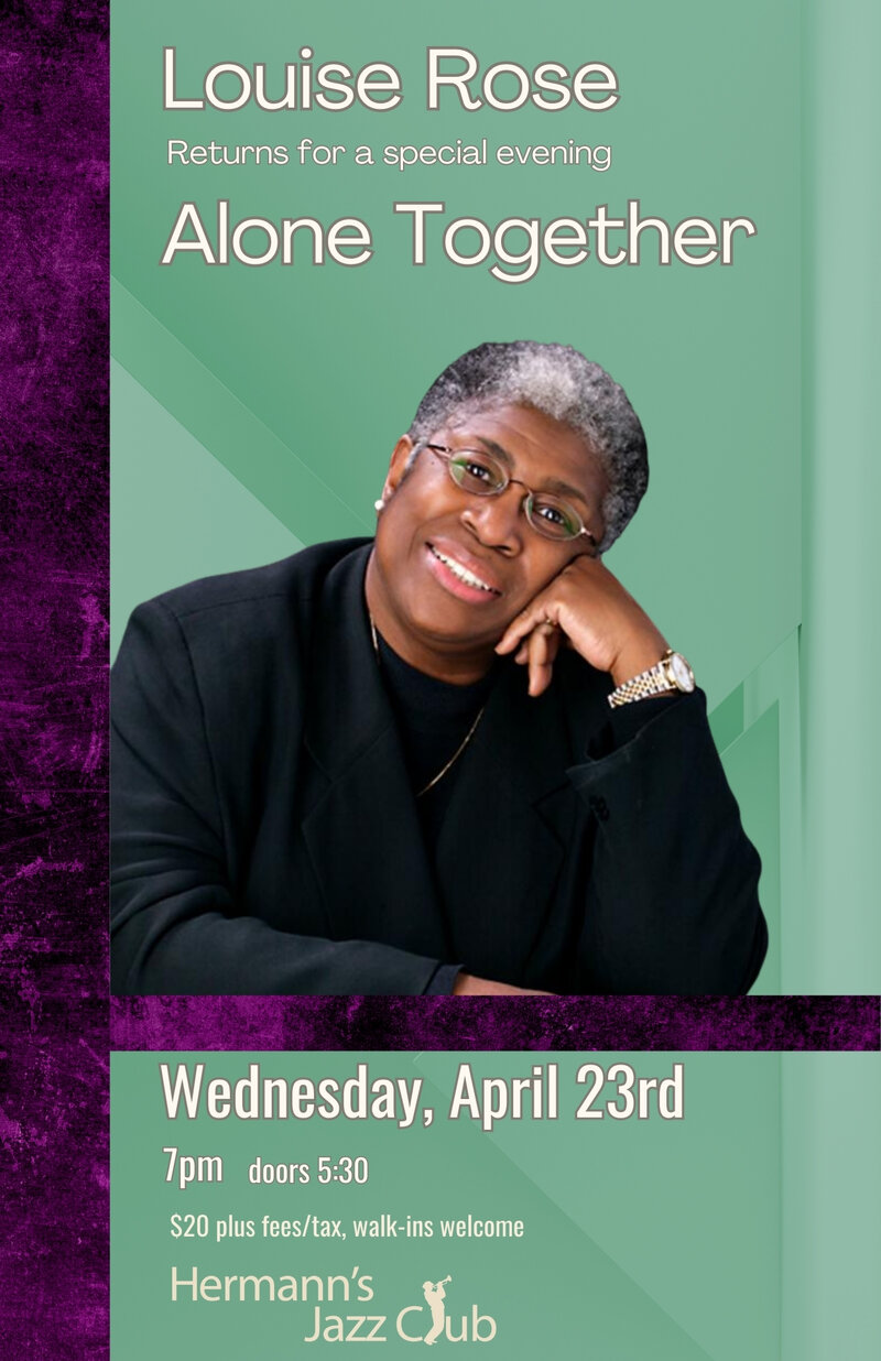 Louise Rose | Alone Together - May 8th @ Hermann's Jazz Club