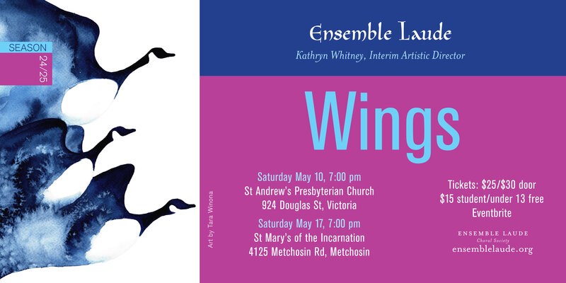 Ensemble Laude presents Wings @ St Mary of the Incarnation, Metchosin - May 17, 2025