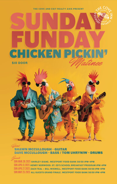 Sunday Funday: Chicken Pickin' - May 7th @ The Cove Inn