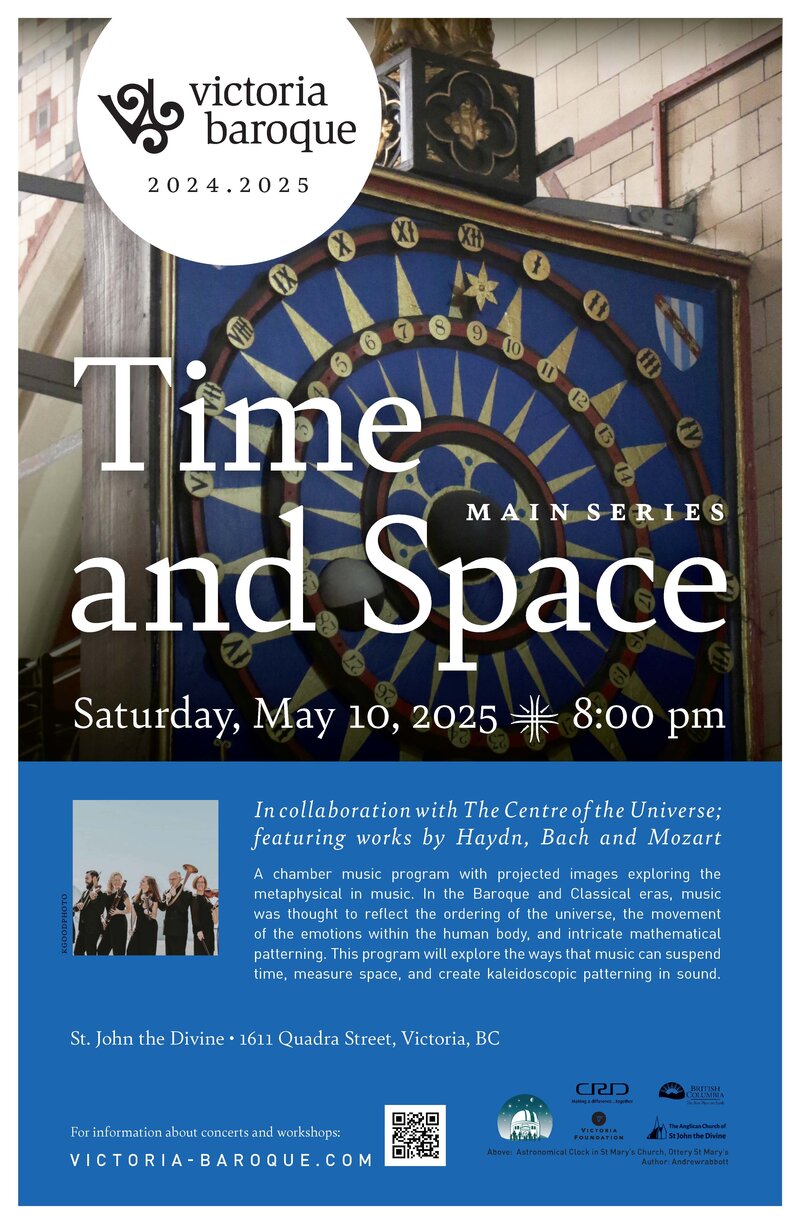 Victoria Baroque Presents Time and Space @ St. John The Divine - May 10, 2025