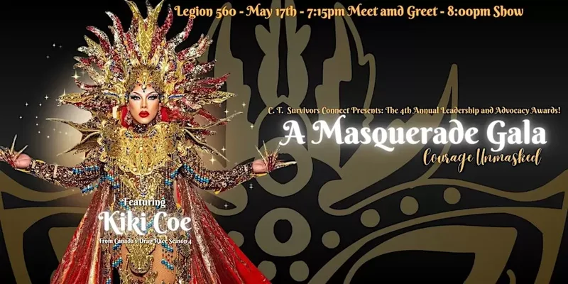 A Masquerade Gala: Courage Unmasked! - May 6th @ Royal Canadian Legion Branch 560