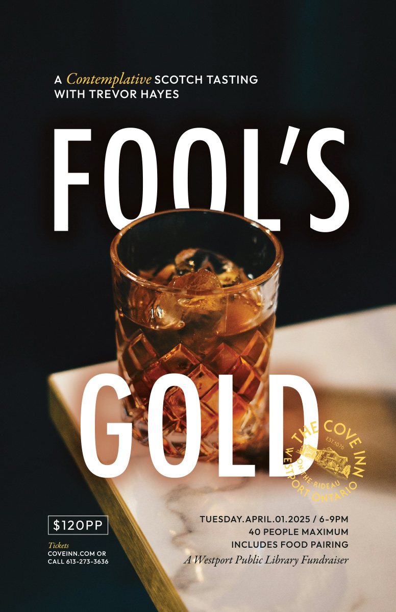 Fool's Gold: A Contemplative Scotch Tasting with Trevor Hayes - May 11th @ The Cove Inn