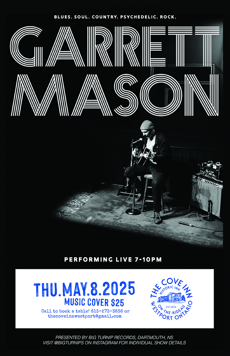 Original Thursdays: Garrett Mason - May 1st @ The Cove Inn