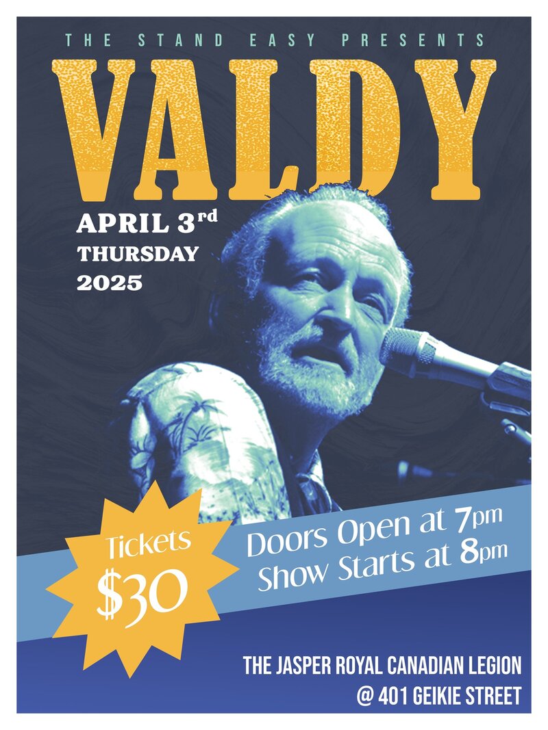 The Stand Easy Presents: Valdy! @ Jasper Legion 