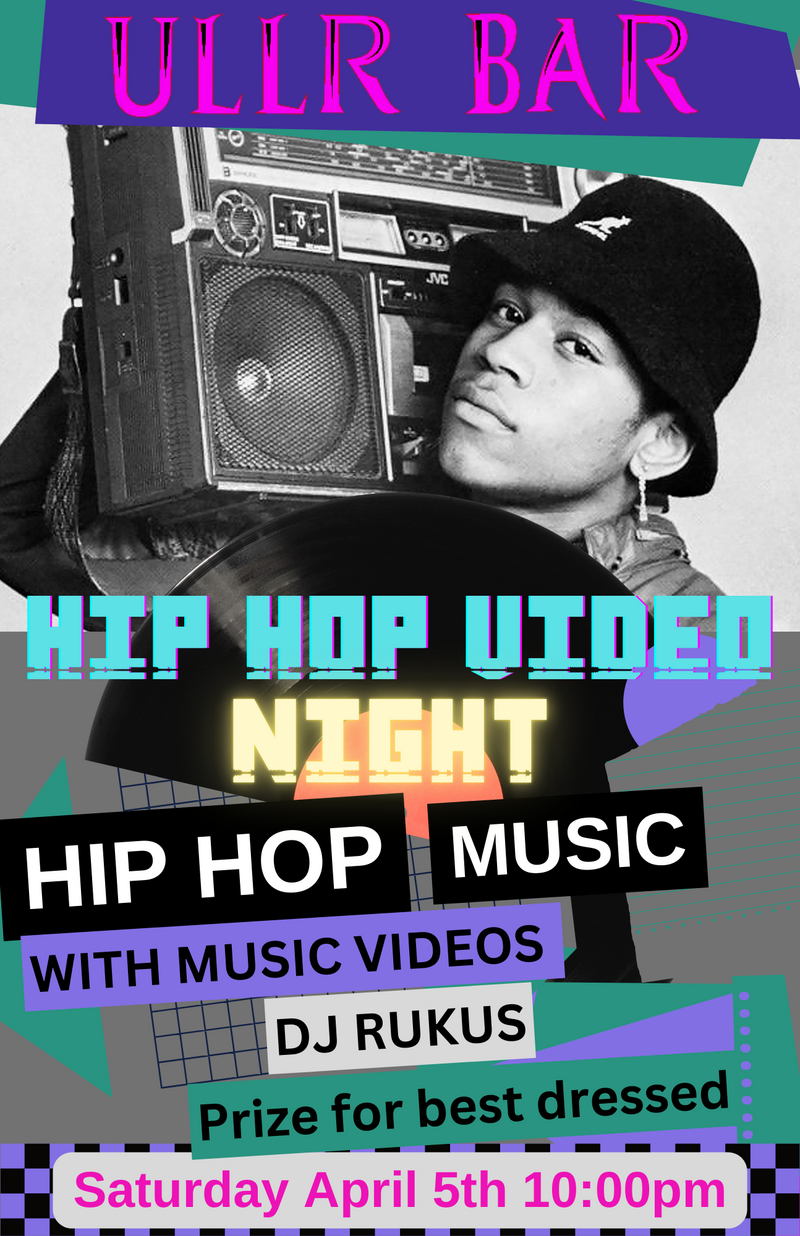 Hip Hop Video Dance Party - May 10th @ Ullr Bar