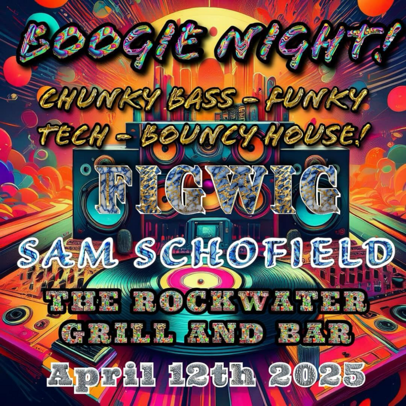 Boogie Night at the Rockwater! @ Rockwater Grill & Bar - Apr 12, 2025