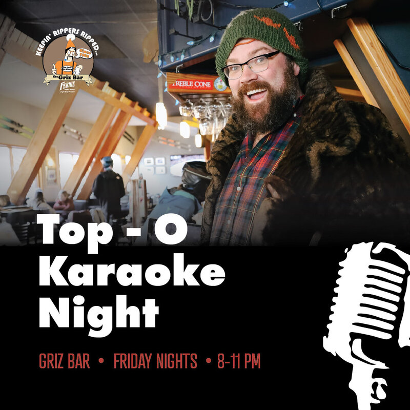 Griz Bar Karaoke with Top-O - May 16th @ Griz Bar