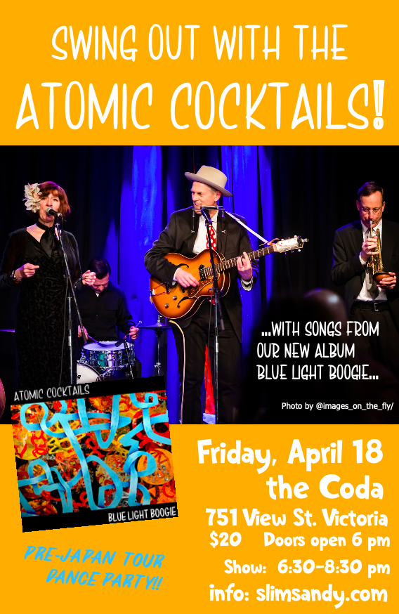 Swing Out with the Atomic Cocktails - May 6th @ The Coda