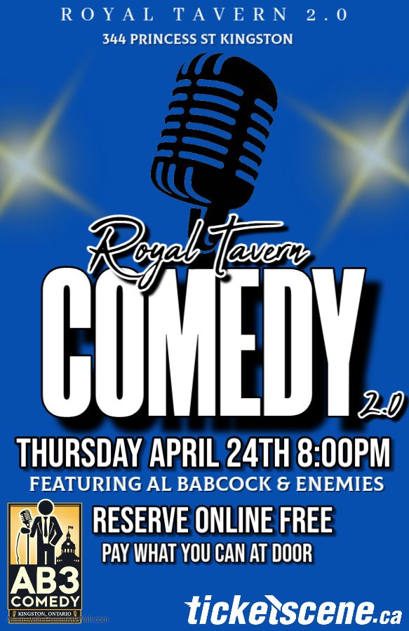 Comedy 2.0 - May 1st @ Royal Tavern 2.0
