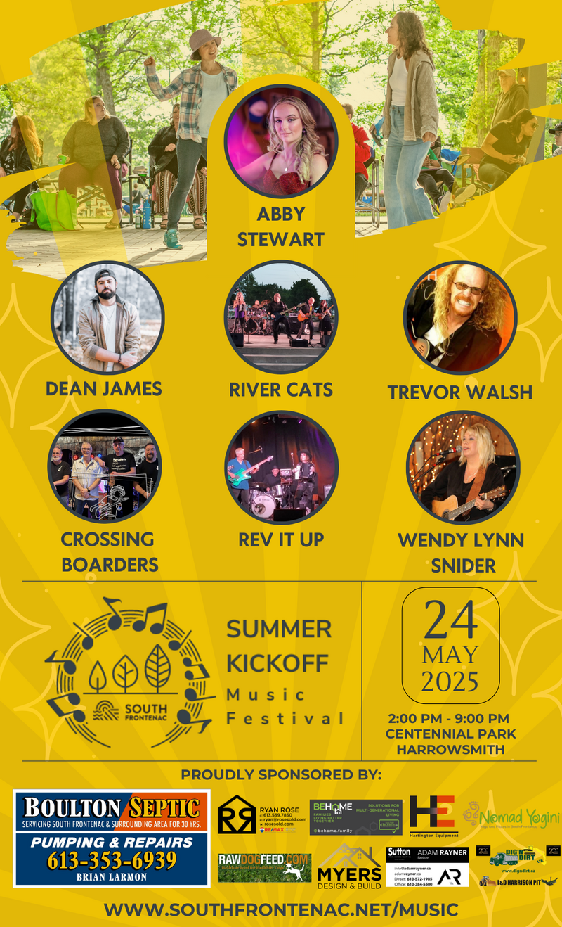 South Frontenac Summer Kickoff Music Festival @ Centennial Park - May 24, 2025