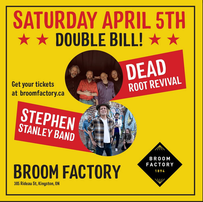 Dead Root Revival and The Stephen Stanley Band hit the road, Jack!