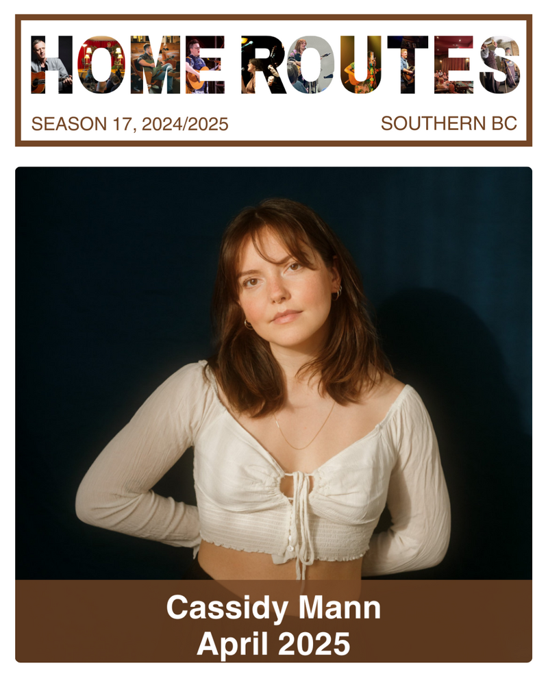 Tolmie House Concert Featuring Cassidy Mann - Jun 5th @ Tolmie Inn