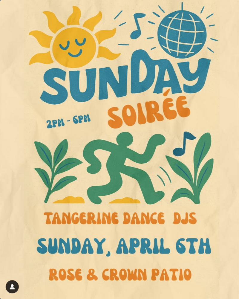 Sunday Soiree with Tangerine Dance @ The Rose and Crown (Banff) - Apr 06, 2025