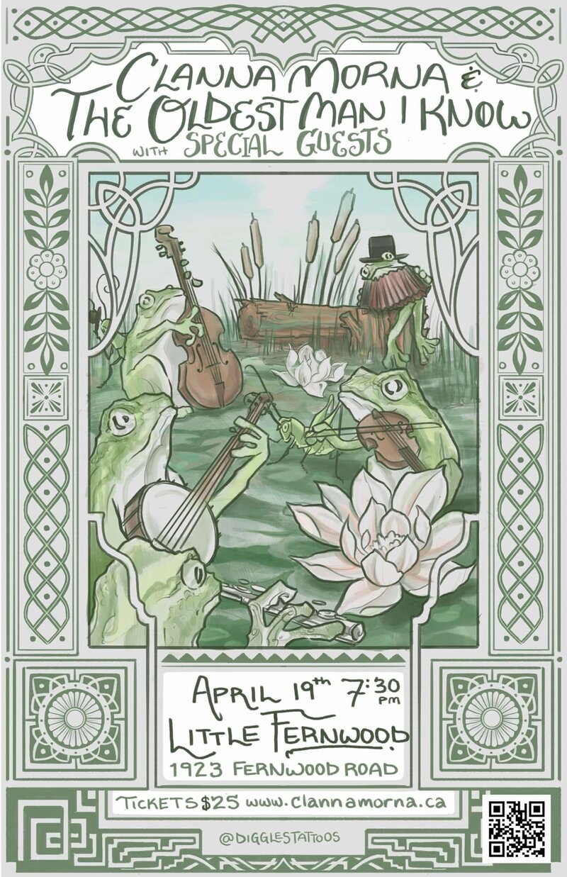 Clanna Morna & The Oldest Man I Know - May 5th @ Paul Phillips Hall (Little Fernwood)
