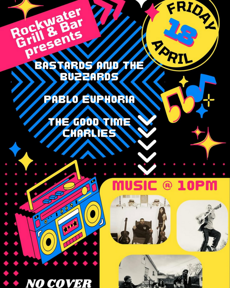 Live Music Night at The Rockwater - Jun 8th @ Rockwater Grill & Bar