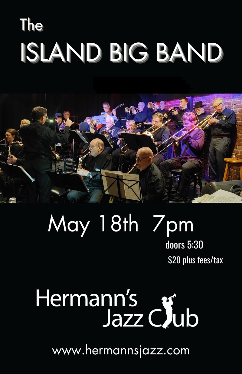 The Island Big Band - May 7th @ Hermann's Jazz Club