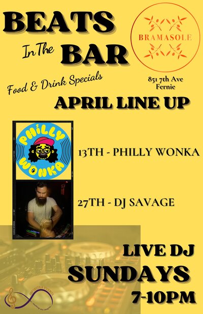 Beats in the Bar - May 6th @ Bramasole Restaurant