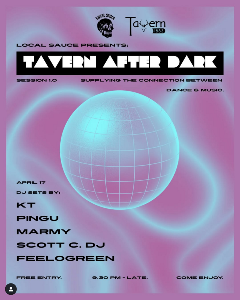 Tavern After Dark @ Tavern 1883 - Apr 17, 2025