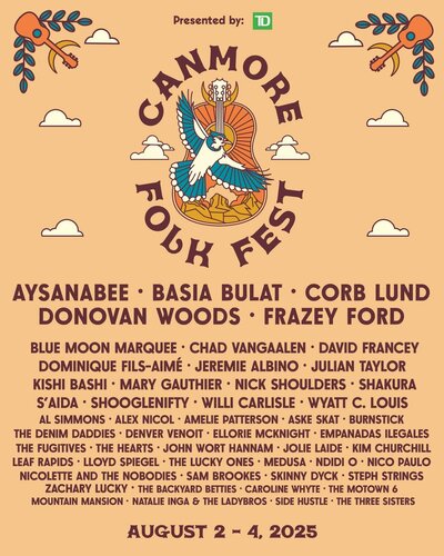 Canmore Folk Festival 2025 @ Centennial Park - Aug 03, 2025