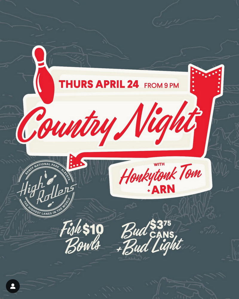 Country Night @ High Rollers - Apr 24, 2025