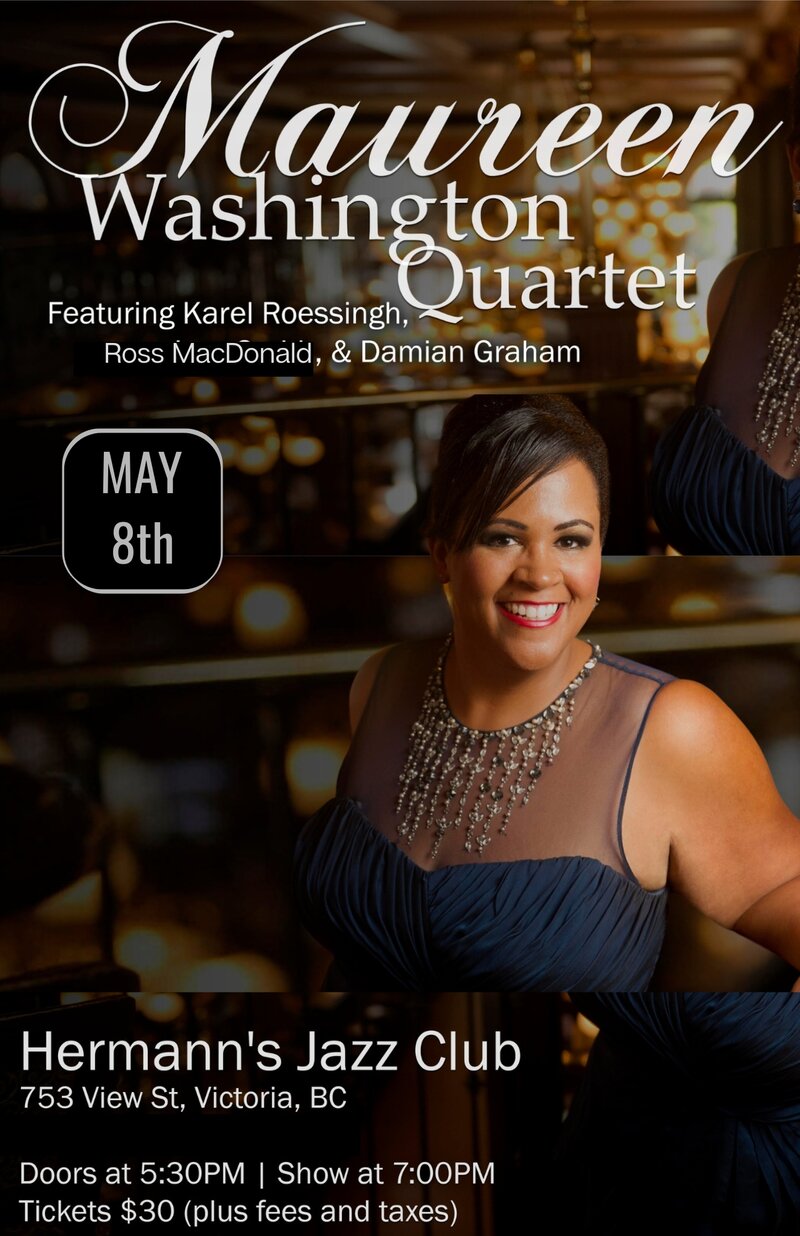 Maureen Washington Quartet - May 7th @ Hermann's Jazz Club