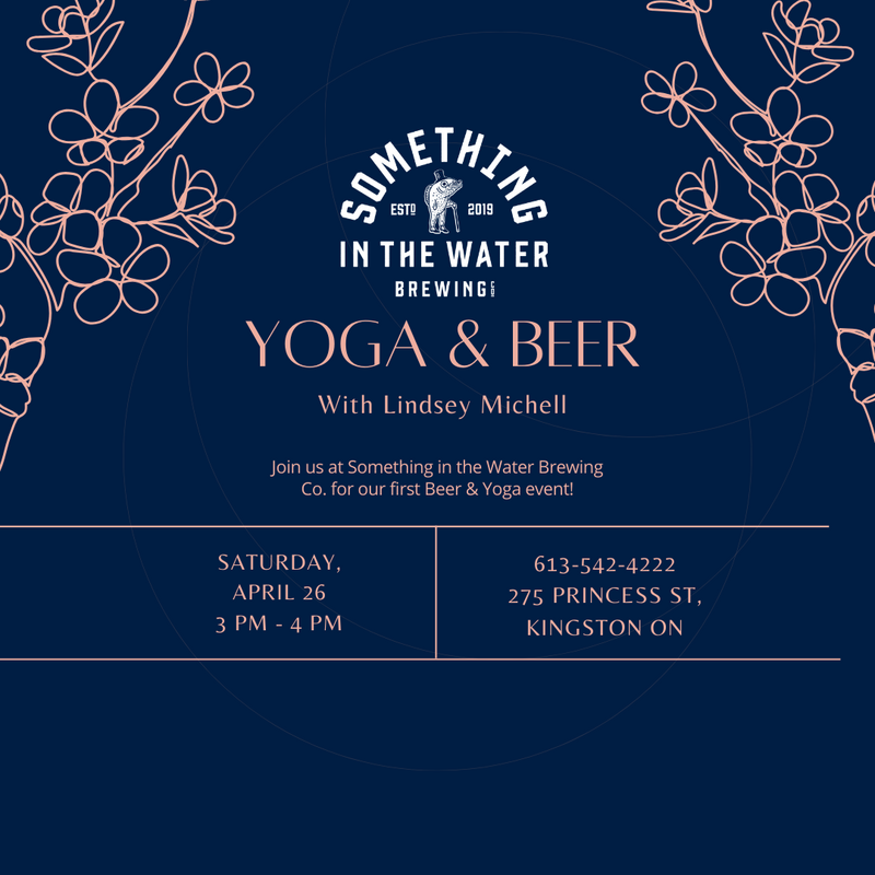 Beer and Yoga - May 7th @ Something In The Water