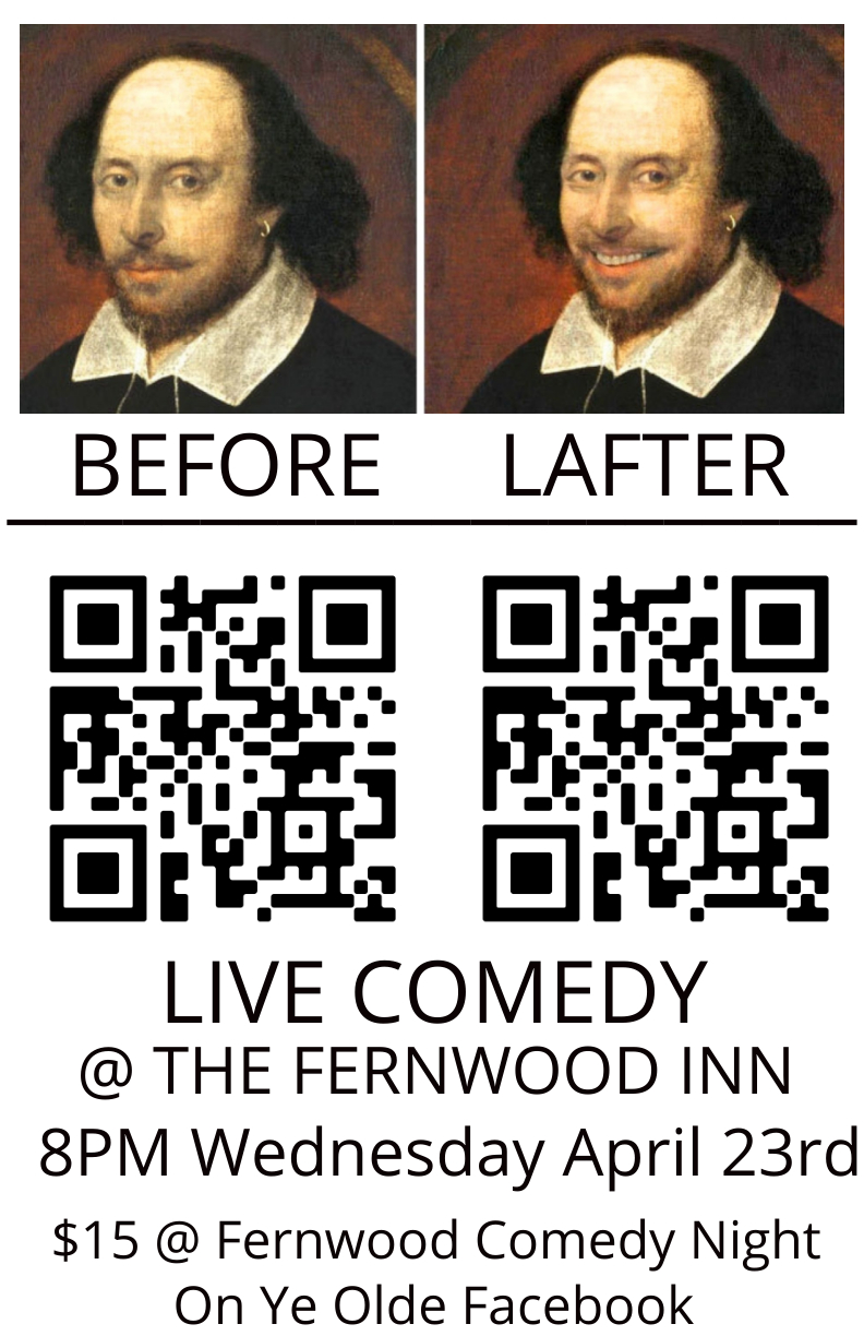Fernwood Comedy Night April 2025 - May 13th @ Fernwood Inn