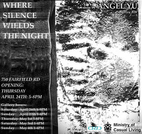 MoCL Presents: "Where Silence Wields the Night" A Solo Exhibition by Angel Yu - May 24th @ The Ministry of Casual Living