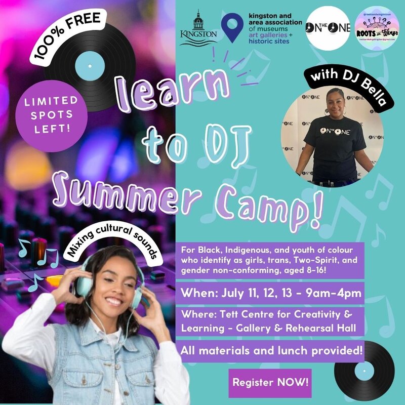 Learn to DJ Summer Camp with Roots & Wings - May 3rd @ Tett Centre for Creativity & Learning