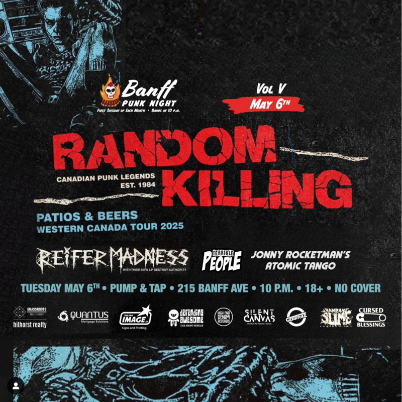 Banff Punk Night: Vol. 5 - May 12th @ Pump and Tap
