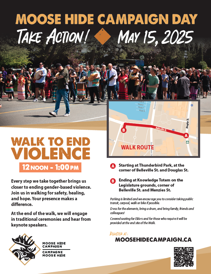 Moose Hide Campaign Day 2025 @ Thunderbird Park - May 15, 2025