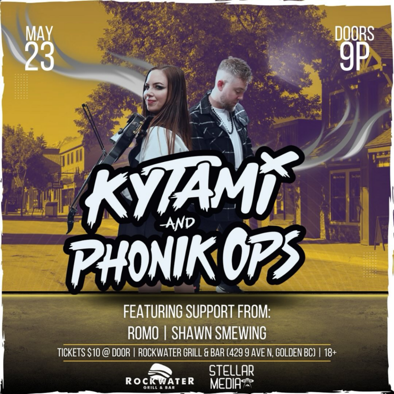 Kytami + Phonik Ops at The Rockwater! - May 6th @ Rockwater Grill & Bar