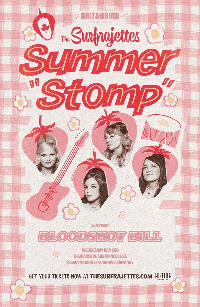 The Surfrajettes, Bloodshot Bill @ The Mansion Jul 2 2025 - May 2nd @ The Mansion