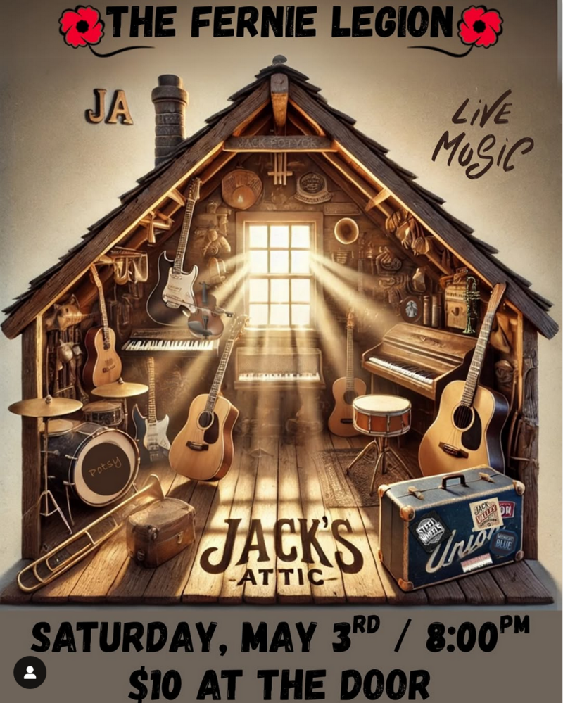 Live Music at The Fernie Legion - May 15th @ Fernie Legion