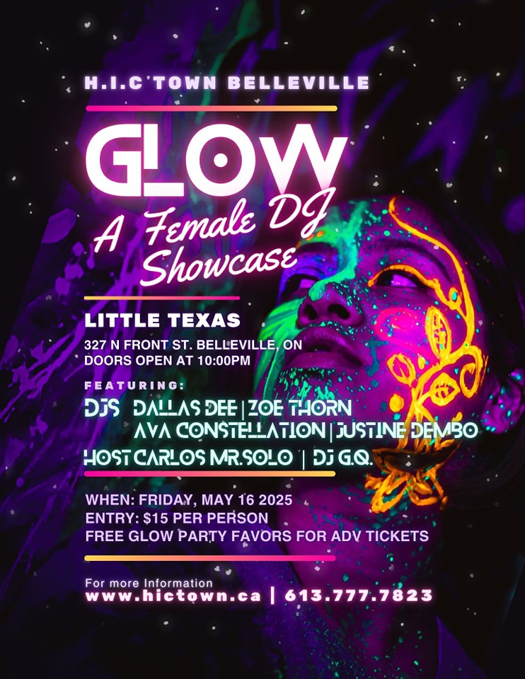 GLOW A Female DJ Showcase @ Little Texas Bar & Grill Belleville - May 16, 2025