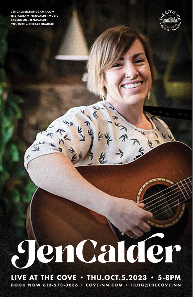 Jen Calder @ The Cove Inn May 6 2025 - May 6th @ The Cove Inn