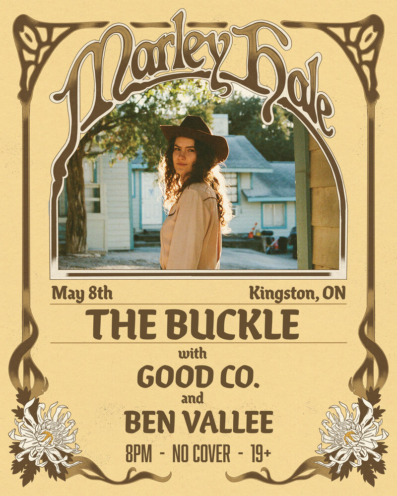 No Less Presents: Marley Hale // Good Co. // Ben Vallee @ The Buckle - May 08, 2025