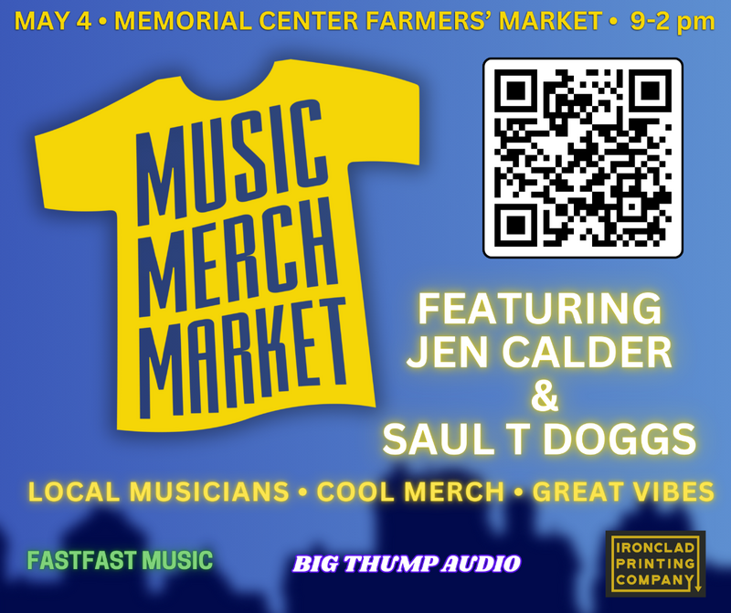 Music Merch Market - May 13th @ Memorial Centre