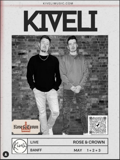 Kiveli LIVE at The Rose! - May 25th @ The Rose and Crown (Banff)