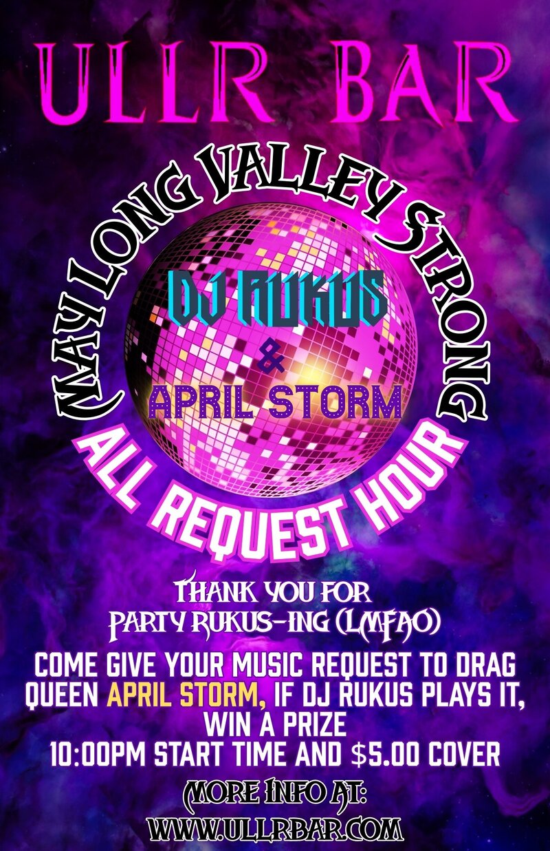 May Long All Request Hour @ Ullr Bar - May 17, 2025
