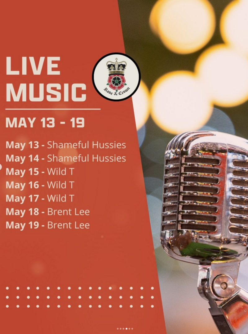 Shameful Hussies LIVE at The Rose! - Jun 14th @ The Rose and Crown (Banff)