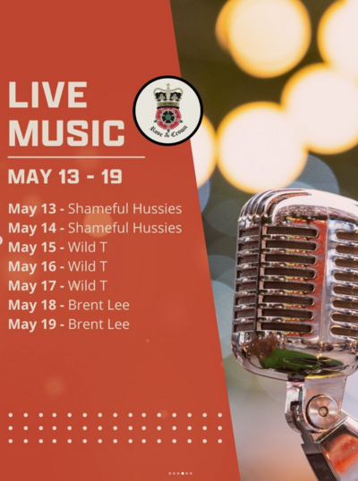 Shameful Hussies LIVE at The Rose! - Jun 12th @ The Rose and Crown (Banff)
